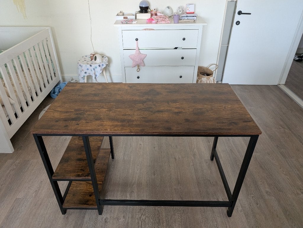 Bureau, Huis en Inrichting, Bureaus, Ophalen, 120 cm, Zo goed als nieuw, Industrieel