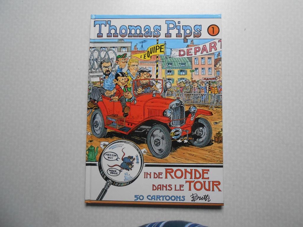 Thomas Pips in De Ronde 1995 1 ste druk HC., Boeken, Eén stripboek, Nieuw, Ophalen of Verzenden, Buth