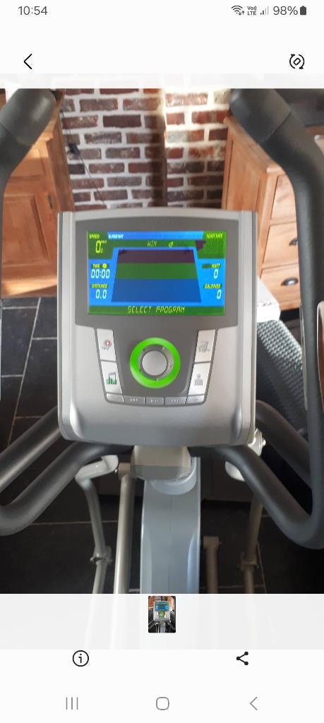 Crosstrainer  tunturi c45, Ophalen, Overige materialen, Gebruikt, Rug