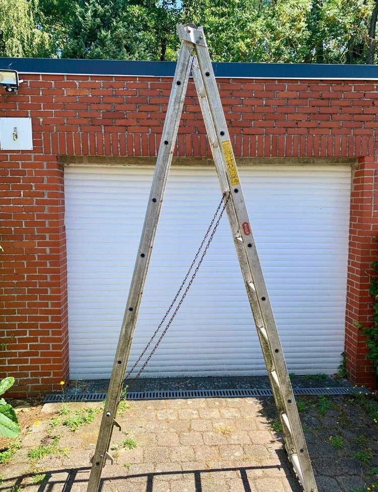 Ladder, Doe-het-zelf en Bouw, Ophalen, Gebruikt, Ladder, Opvouwbaar of Inschuifbaar