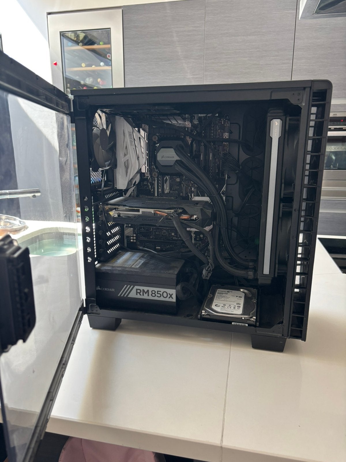 Gaming PC (i7-6700K + GTX 1060 6GB)+ 2x BenQ XL2430 144Hz, HDD, Zo goed als nieuw, Gaming, Ophalen