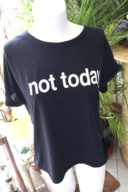 origineel veelzeggend vintage T-shirt, Enlèvement ou Envoi, Vintage Dressing, Noir, Taille 52/54 (L)