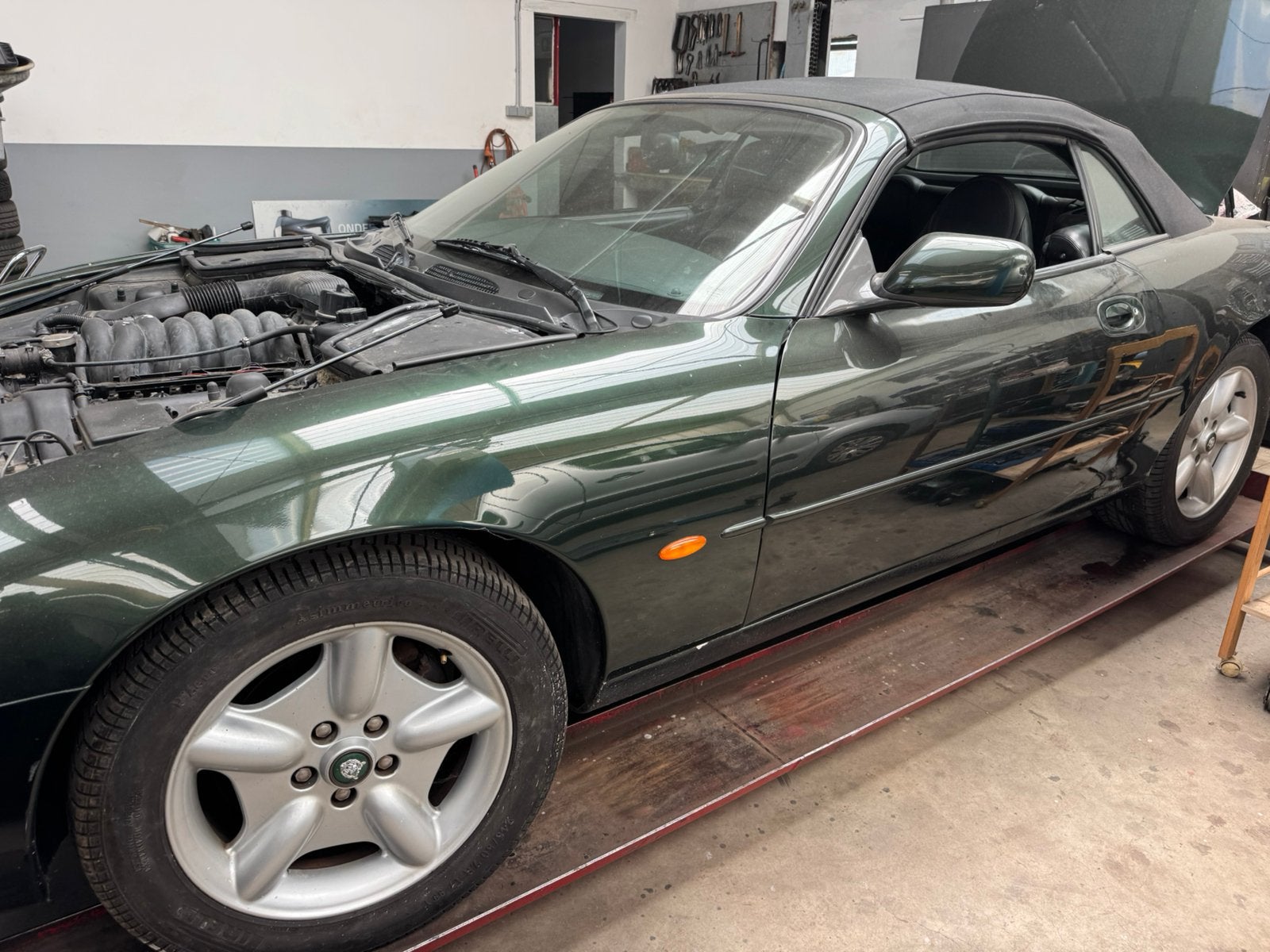 Velgenset aluminium, Auto-onderdelen, Banden en Velgen, Ophalen, Gebruikt, 255 mm, Banden en Velgen