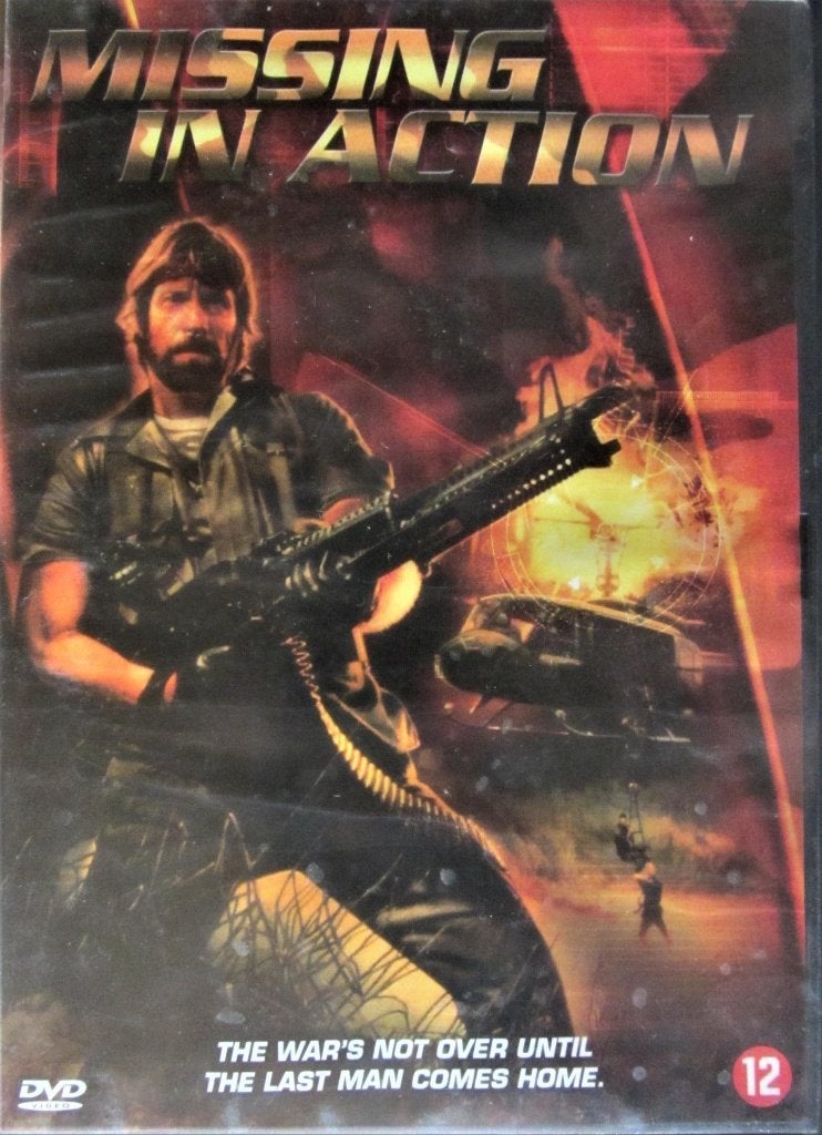 DVD ACTIE- MISSING IN ACTION (ZELDZAME DVD) CHUCK NORRIS, Alle leeftijden, Ophalen of Verzenden, Zo goed als nieuw, Actiethriller