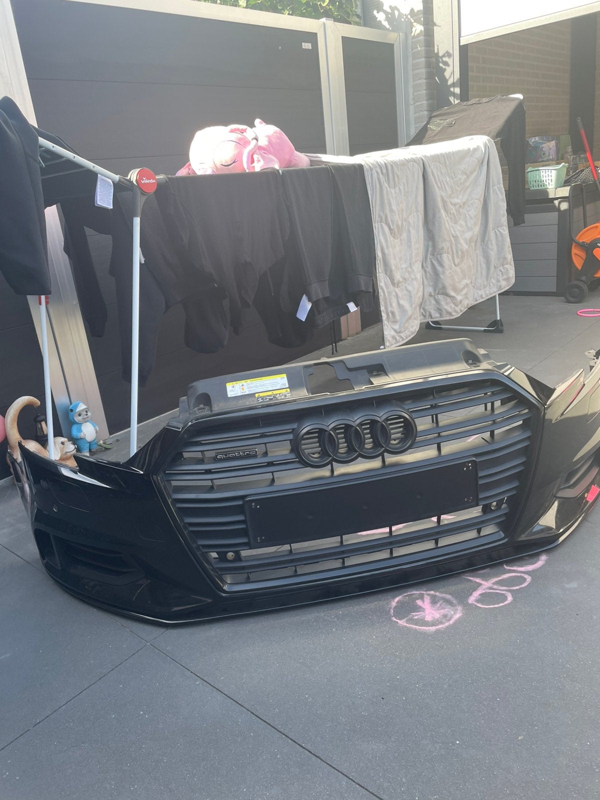 Audi a3 8v S-line voorbumper met grill, Auto-onderdelen, Ophalen, Audi, Bumper