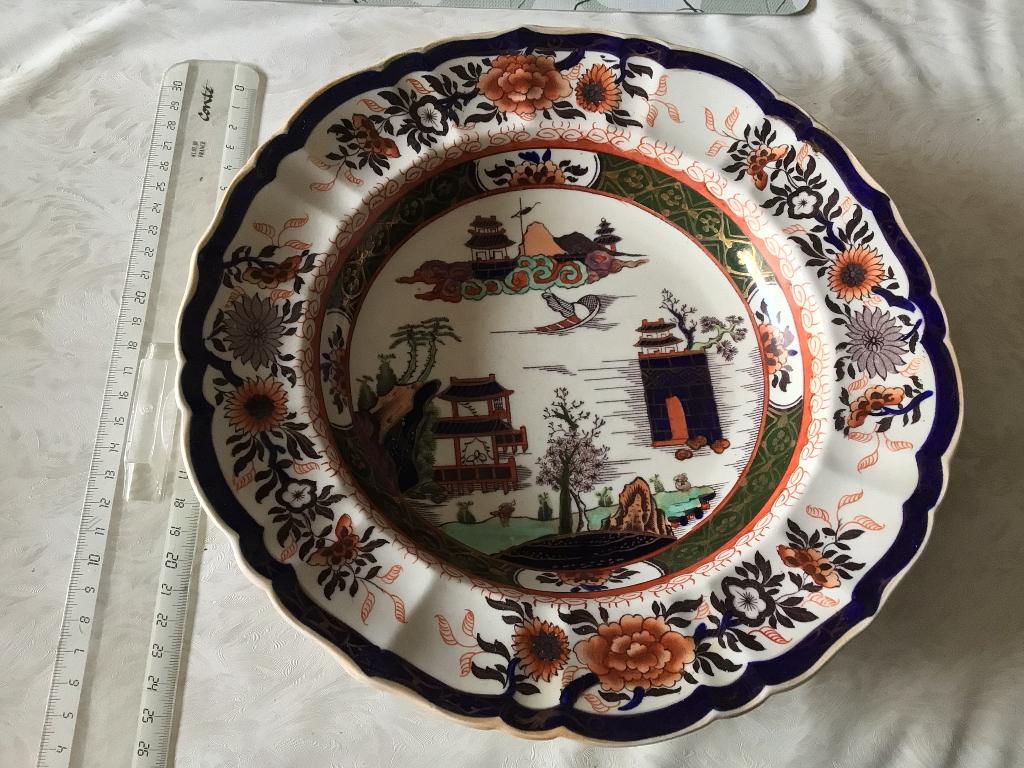 Imari Ducroz & Millidge bord 1840 Staffordshire, Ophalen of Verzenden