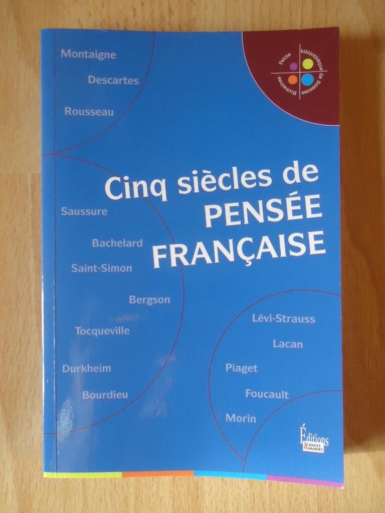 Cinq siècles de pensée française, Ophalen of Verzenden, Nieuw, Hoger Onderwijs