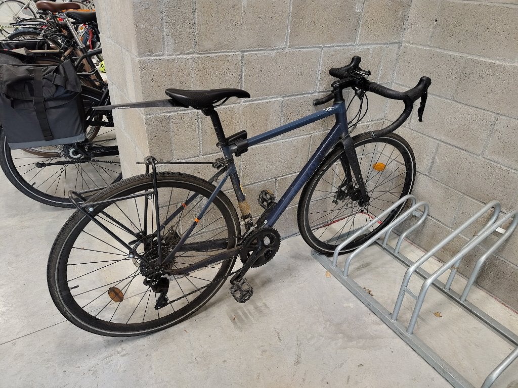 Vélo de course Decathlon TRIBAN RC520, Vélos & Vélomoteurs, Autres marques, Enlèvement, Utilisé, Frein à disque
