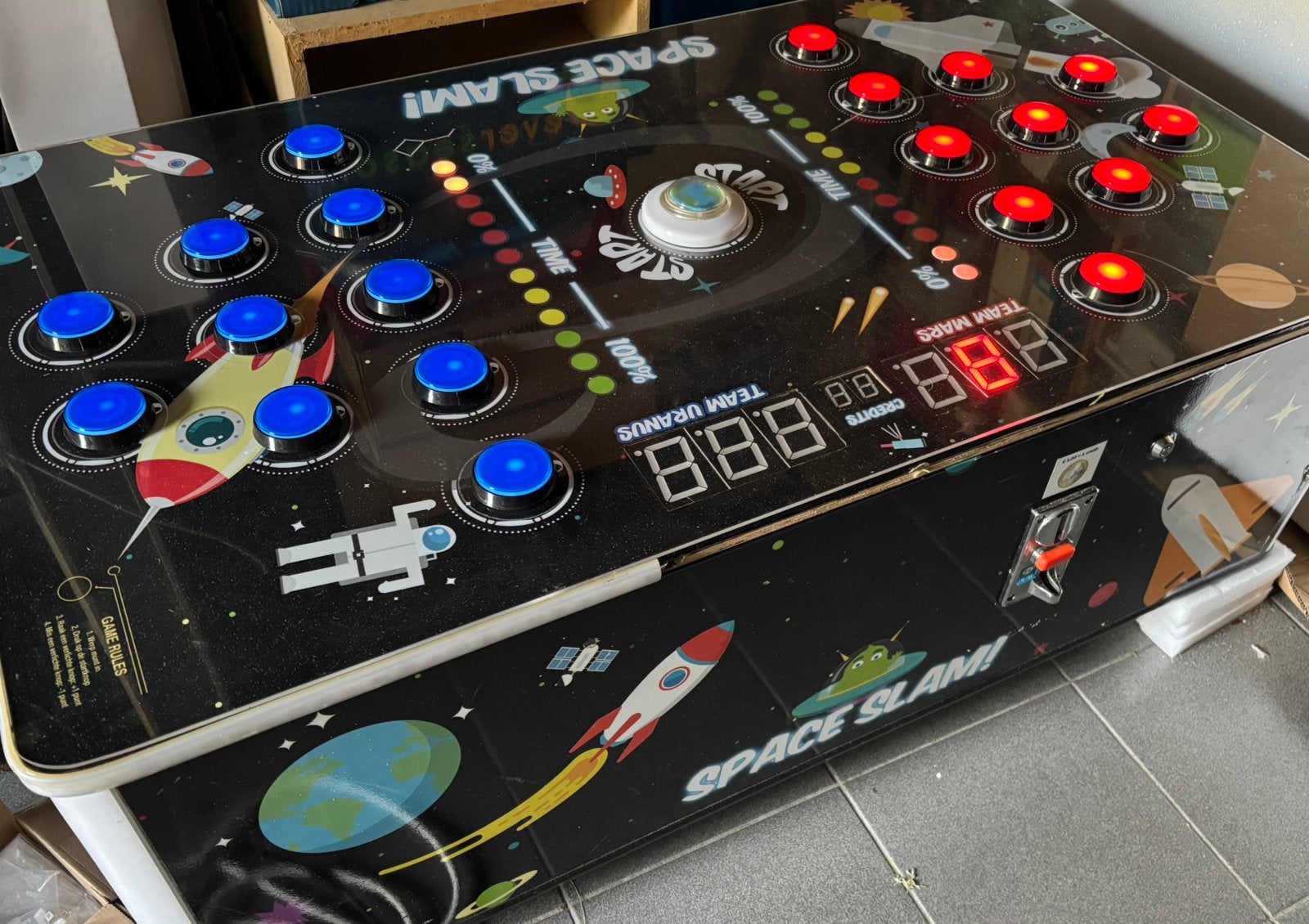 Space Slam! Arcade game. Gebruikt., Verzamelen, Ophalen, Gebruikt