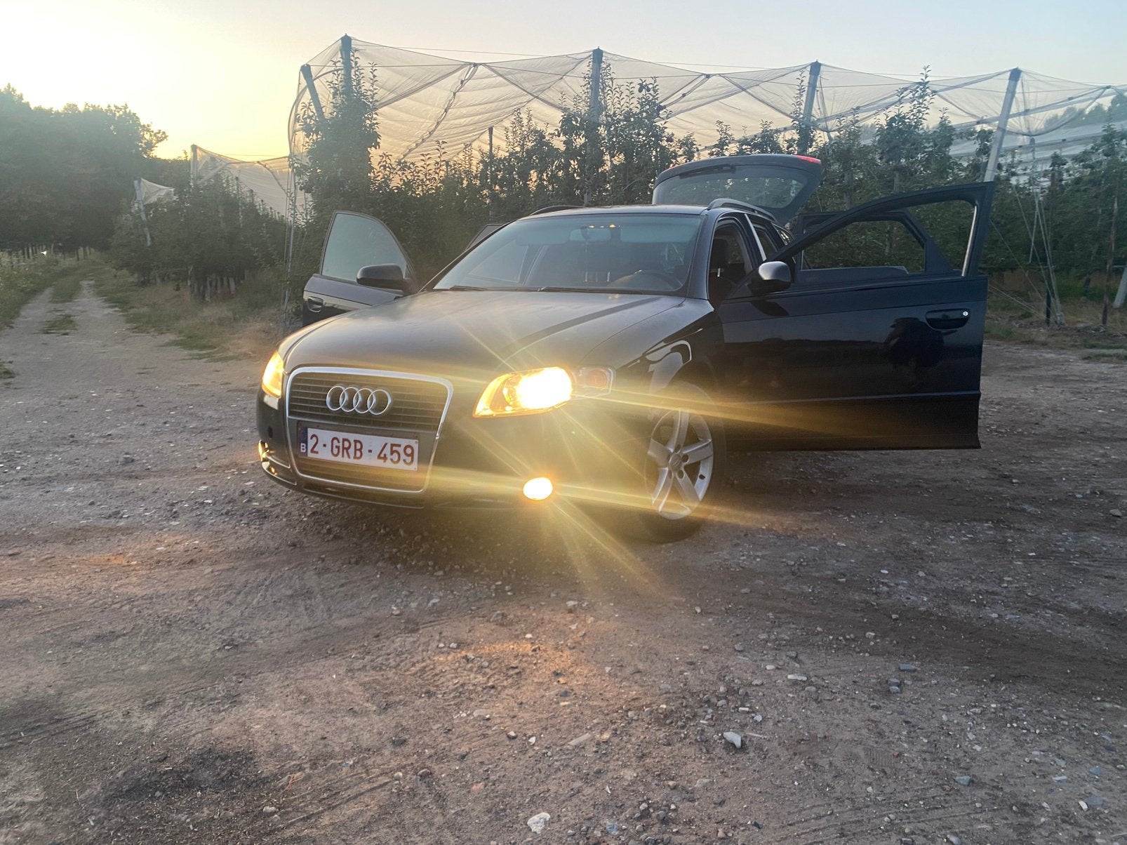Audi a 4 break, Auto's, Zwart, Zwart, 5 deurs, Particulier
