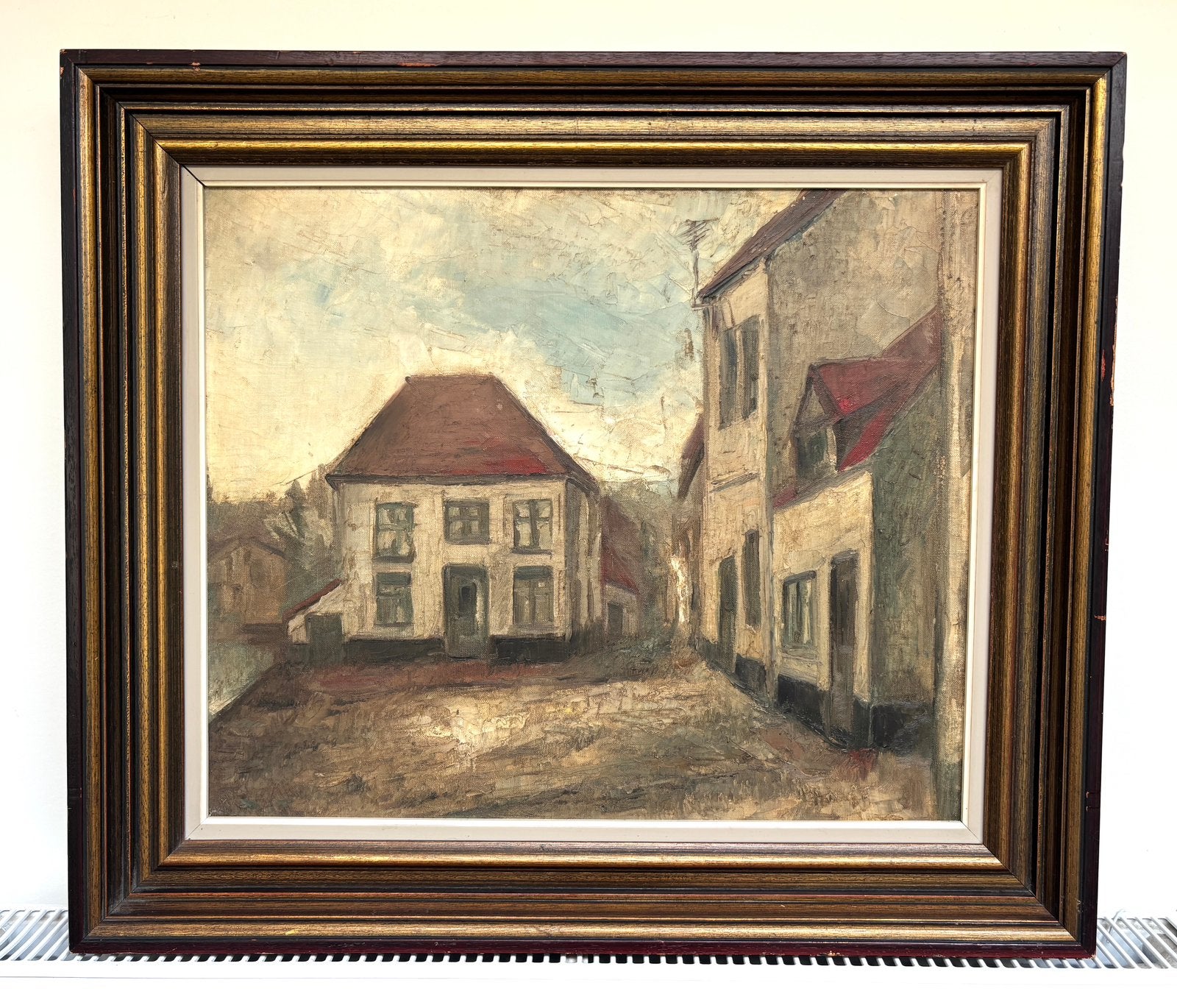 ‘t vestje Dendermonde - Adhemar Smet, Antiek en Kunst, Kunst | Schilderijen | Klassiek, Ophalen