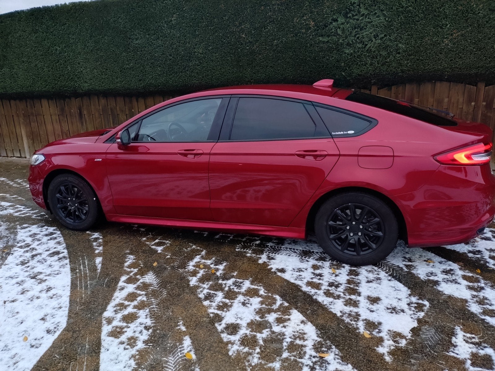 Michelin Alpin 6 winterband met velg 215/60/16 Ford Mondeo, Auto-onderdelen, Banden en Velgen, Ophalen, 16 inch, Banden en Velgen