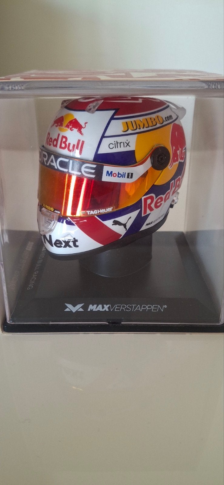 Helm max verstappen schaal 1:4 zandvoort 2022., Enlèvement ou Envoi