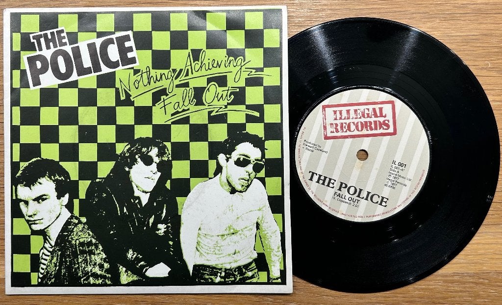 7# THE POLICE - Nothing achieving / Fall out ( NMINT ), Enlèvement ou Envoi, Comme neuf, 7 inch, Rock et Metal