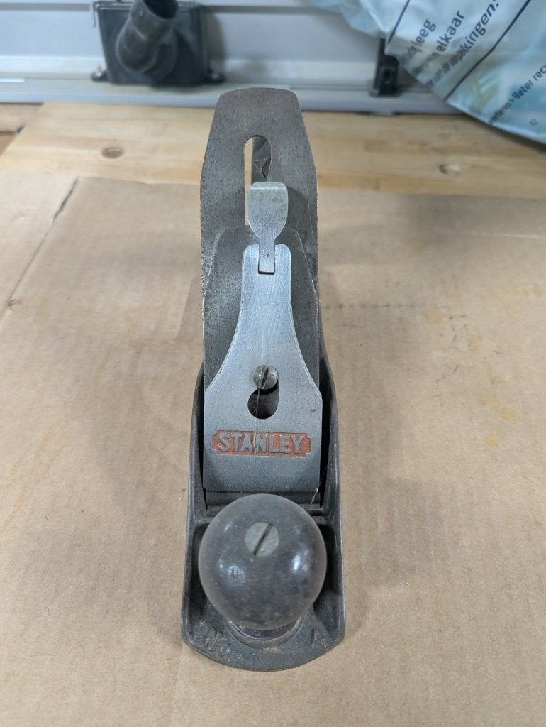 Stanley No 4C blokschaaf, gegroefde zool – Made in England, Enlèvement ou Envoi, Utilisé, Autres types, Stanley