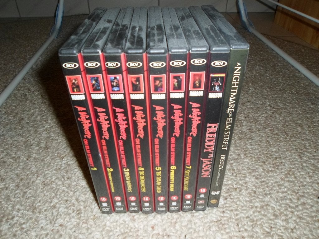 DVD'S A Nightmare on Elmstreet, Cd's en Dvd's, Dvd's | Horror, Ophalen, Zo goed als nieuw, Slasher