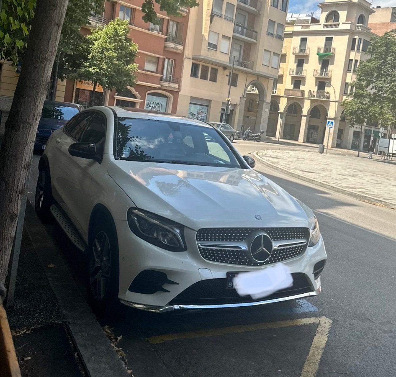 Mercedes glc 220 coupé amg, Autos, Cuir, Achat, Euro 6, Noir