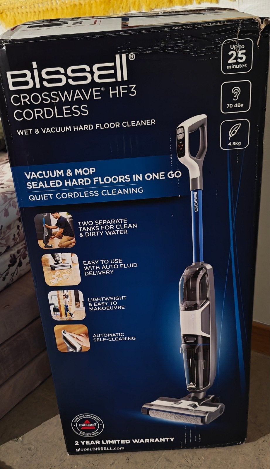 Bissell CrossWave HF3 (B3639N) - Neuf dans sa boîte, Electroménager, Enlèvement, Auto-nettoyant, Aspirateur d'eau, Autres marques