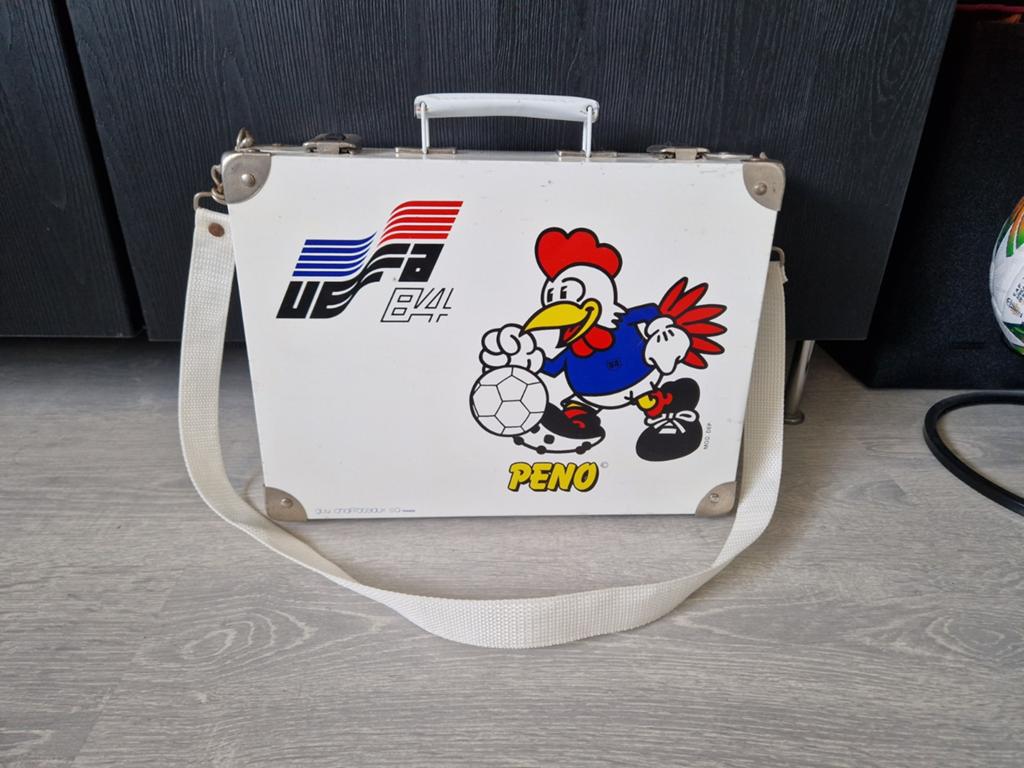 UEFA 84 Peno metalen lunchbox/koffer EK 1984, Verzamelen, Ophalen of Verzenden