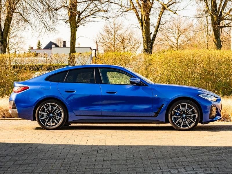 BMW i4 eDrive35, Auto's, Blauw, 5 deurs, Parkeersensor, 286 pk