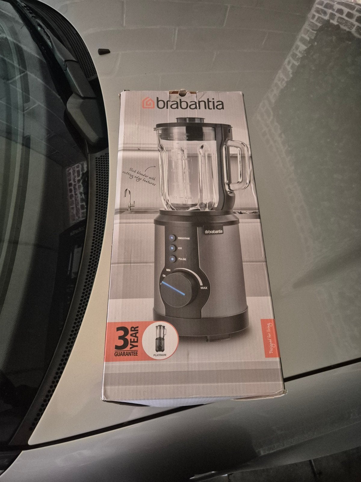 NEUF Blender Brabantia Platinium, Autos : Divers, Tapis de coffre, Enlèvement