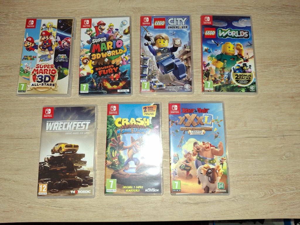 7 spelletjes voor Nintendo Switch, Games en Spelcomputers, Ophalen of Verzenden, Gebruikt