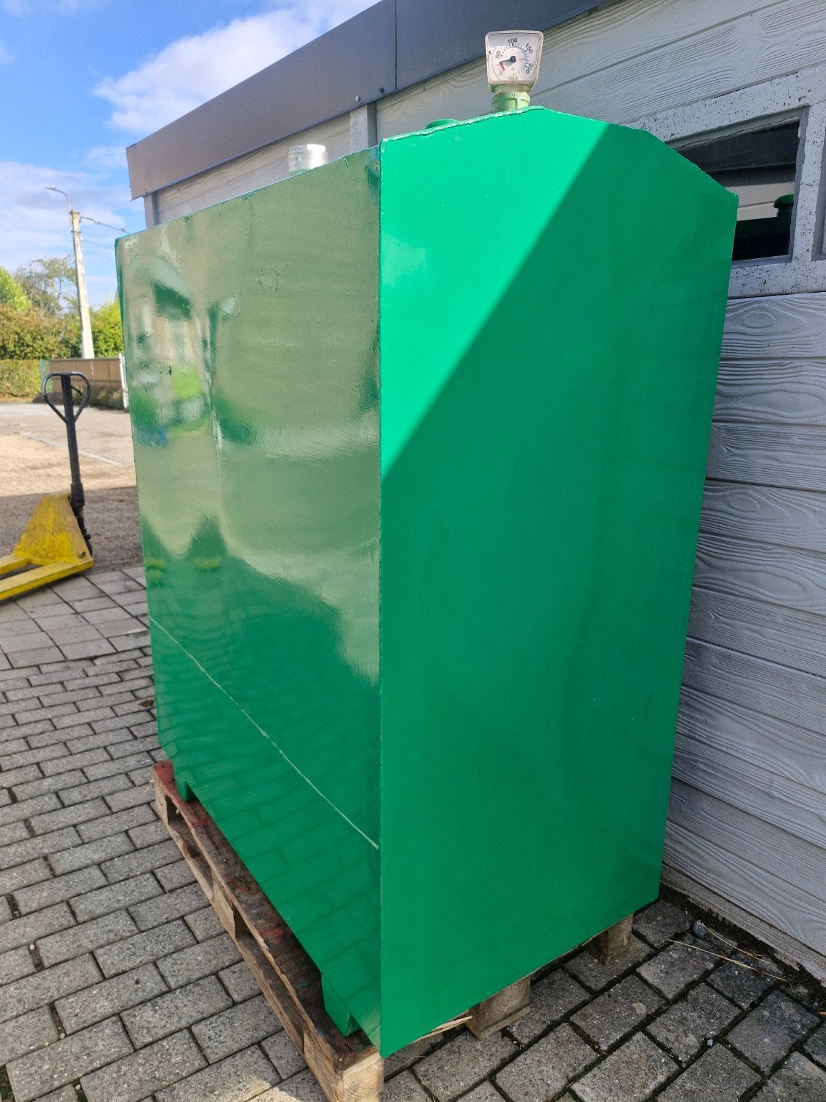 mazouttank, Enlèvement