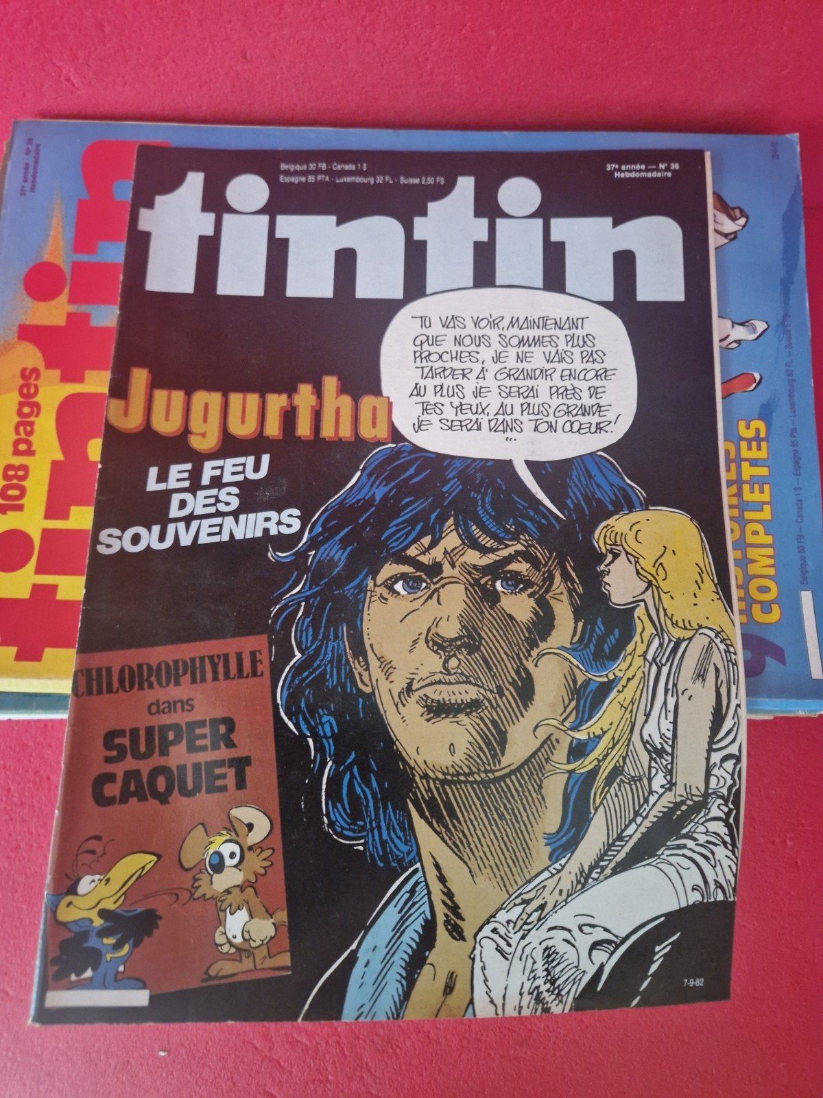lot de 28 hebdomadaires le journal de tintin, 1982, Livres, Enlèvement ou Envoi
