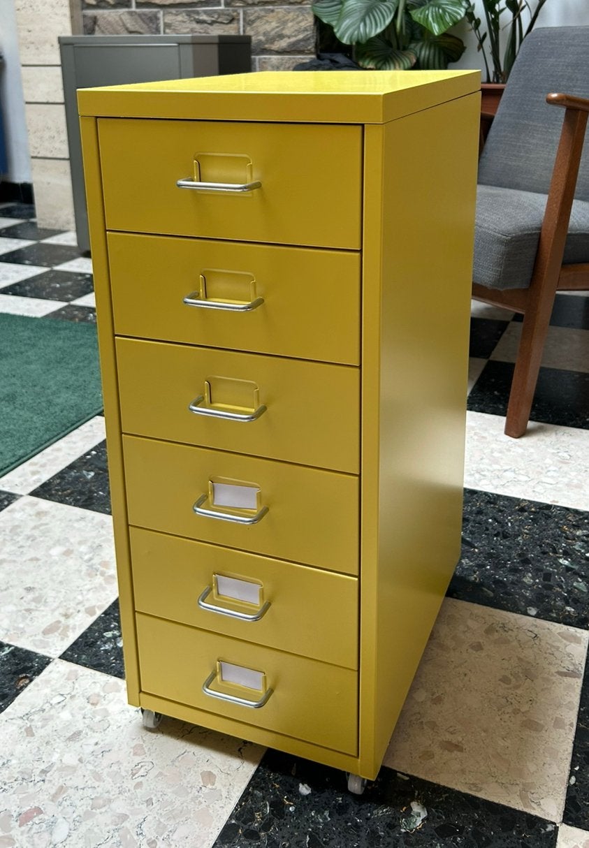 Gele Ladekast IKEA, Huis en Inrichting, Ophalen, Minder dan 50 cm, 5 laden of meer, Zo goed als nieuw