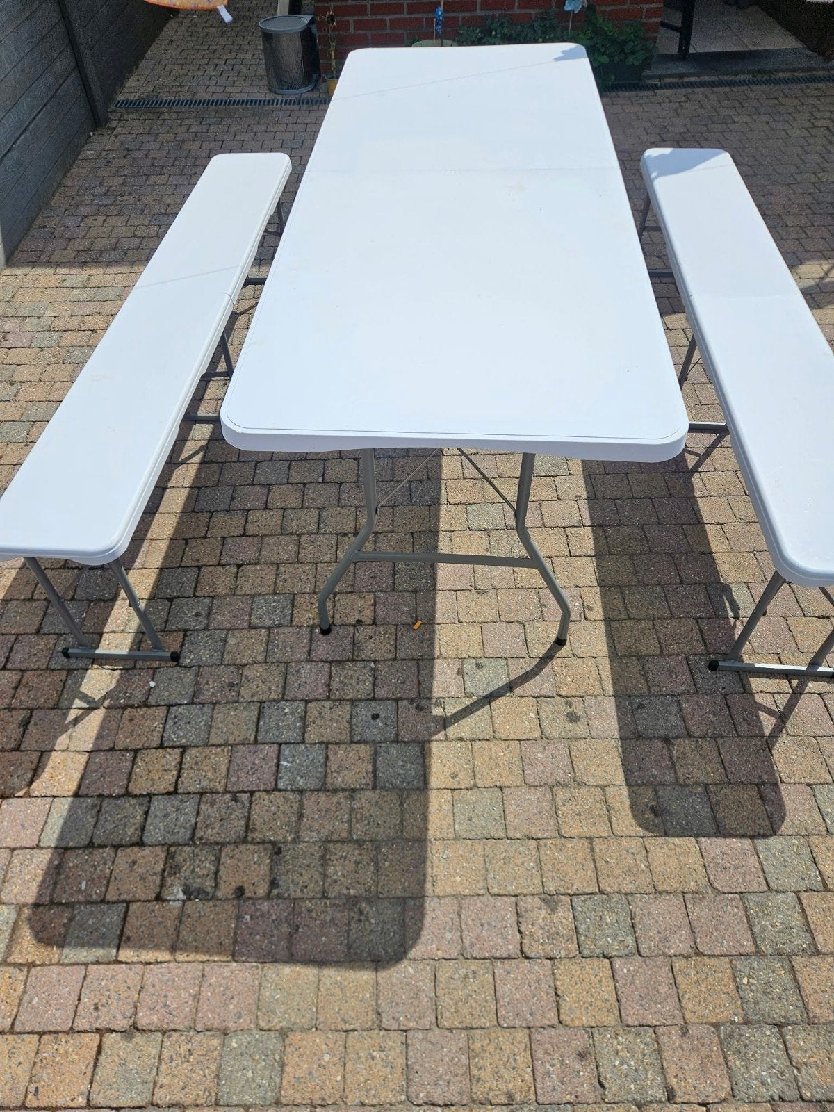 Ensemble de jardin pliable, Enlèvement