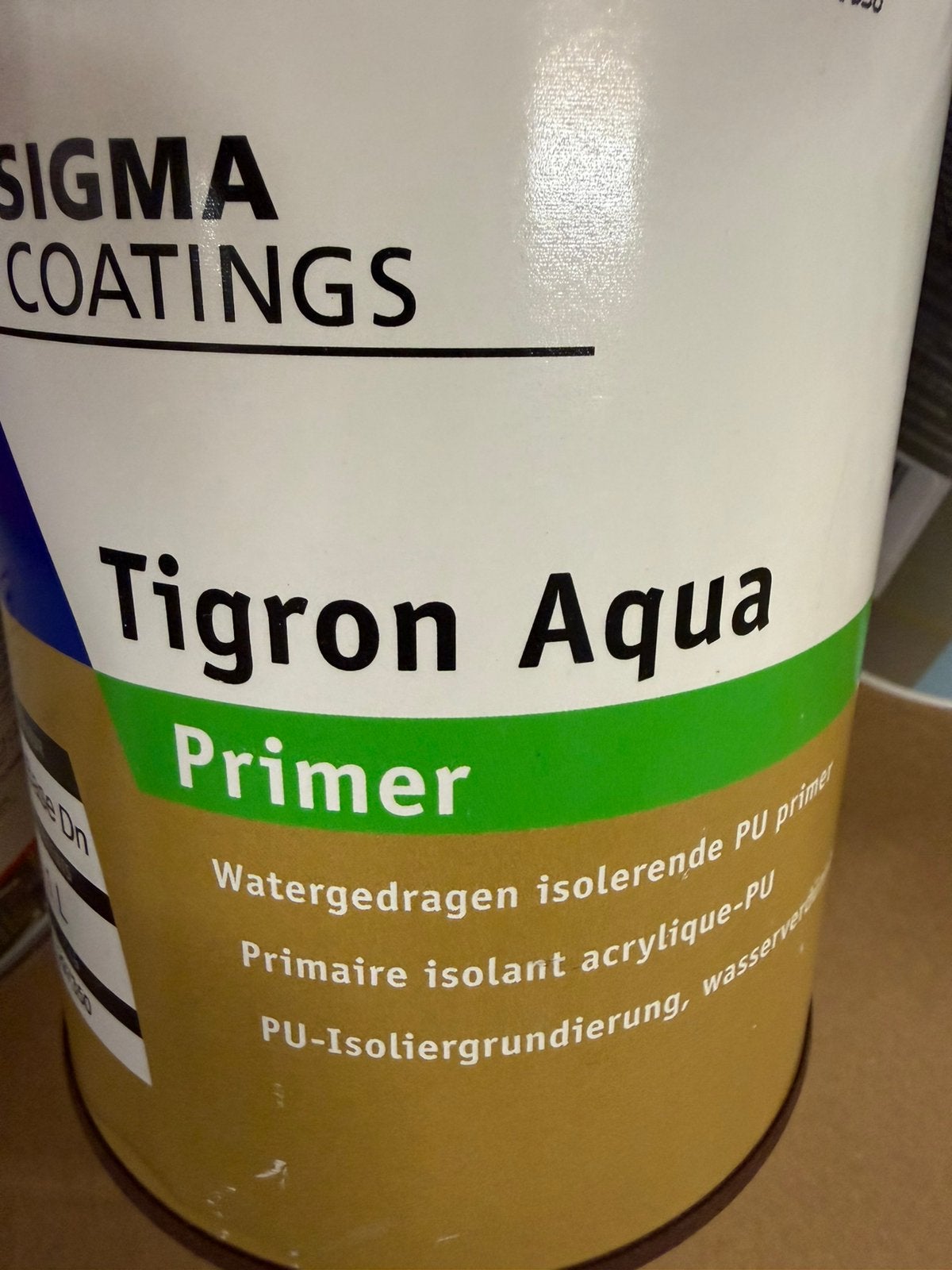 Sigma Tigron watergedragen,isolerende primer ral 7044 1liter, Hobby en Vrije tijd, Ophalen of Verzenden, Nieuw, Acrylverf