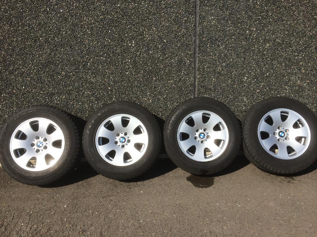 velgen bmw 7 met winterbanden, Auto-onderdelen, Banden en Velgen, Ophalen, Gebruikt, Winterbanden, Velg(en)