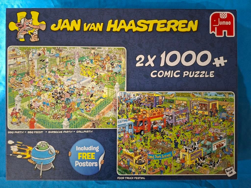 Puzzel JVH: 2x 1.000 stuks, Enlèvement