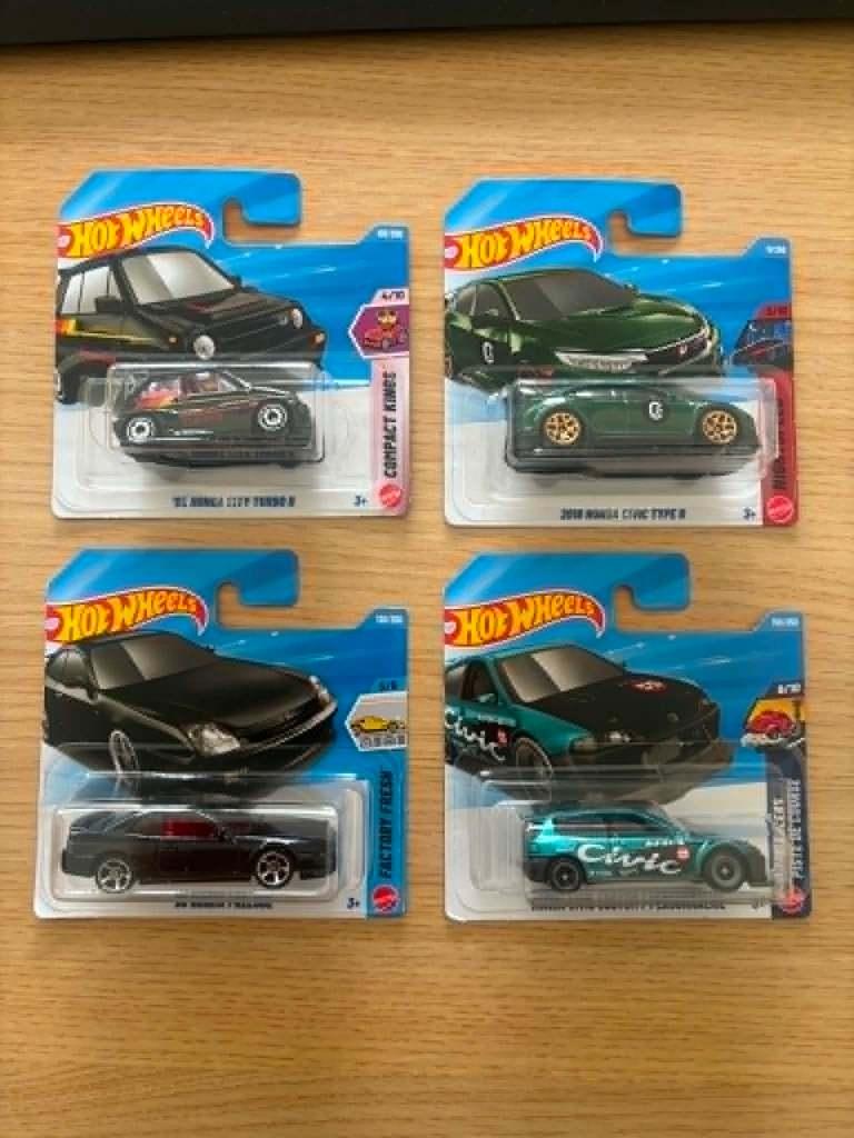 verschillende modellen Hotwheels Honda mainline (vanaf 2025), Neuf, Autres marques, 1:50 ou moins, Enlèvement ou Envoi
