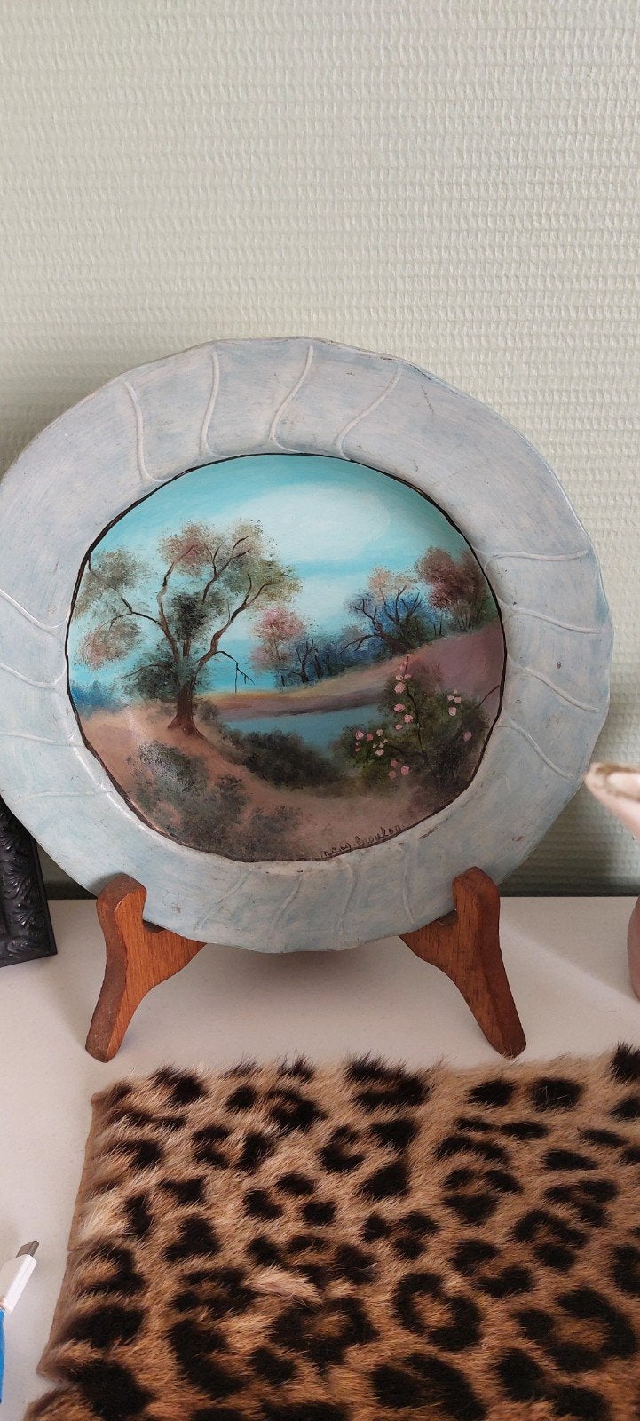 Assiette Marguerite Brouhon, Antiquités & Art, Art | Peinture | Classique, Enlèvement