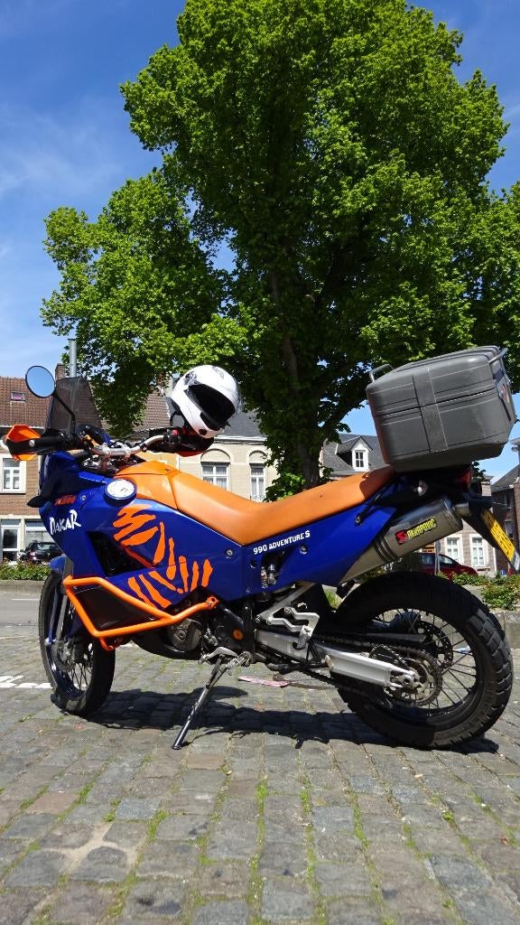 KTM 990 Adventure S Dakar Bleue, 2 cilinders, Occasion, Motorrijbewijs A, Particulier