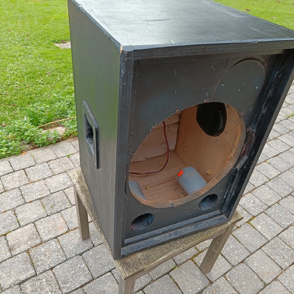 Caisson vide pour haut-parleur 15 pouces, Bass-reflex, Enlèvement, Utilisé, Enceinte de fête