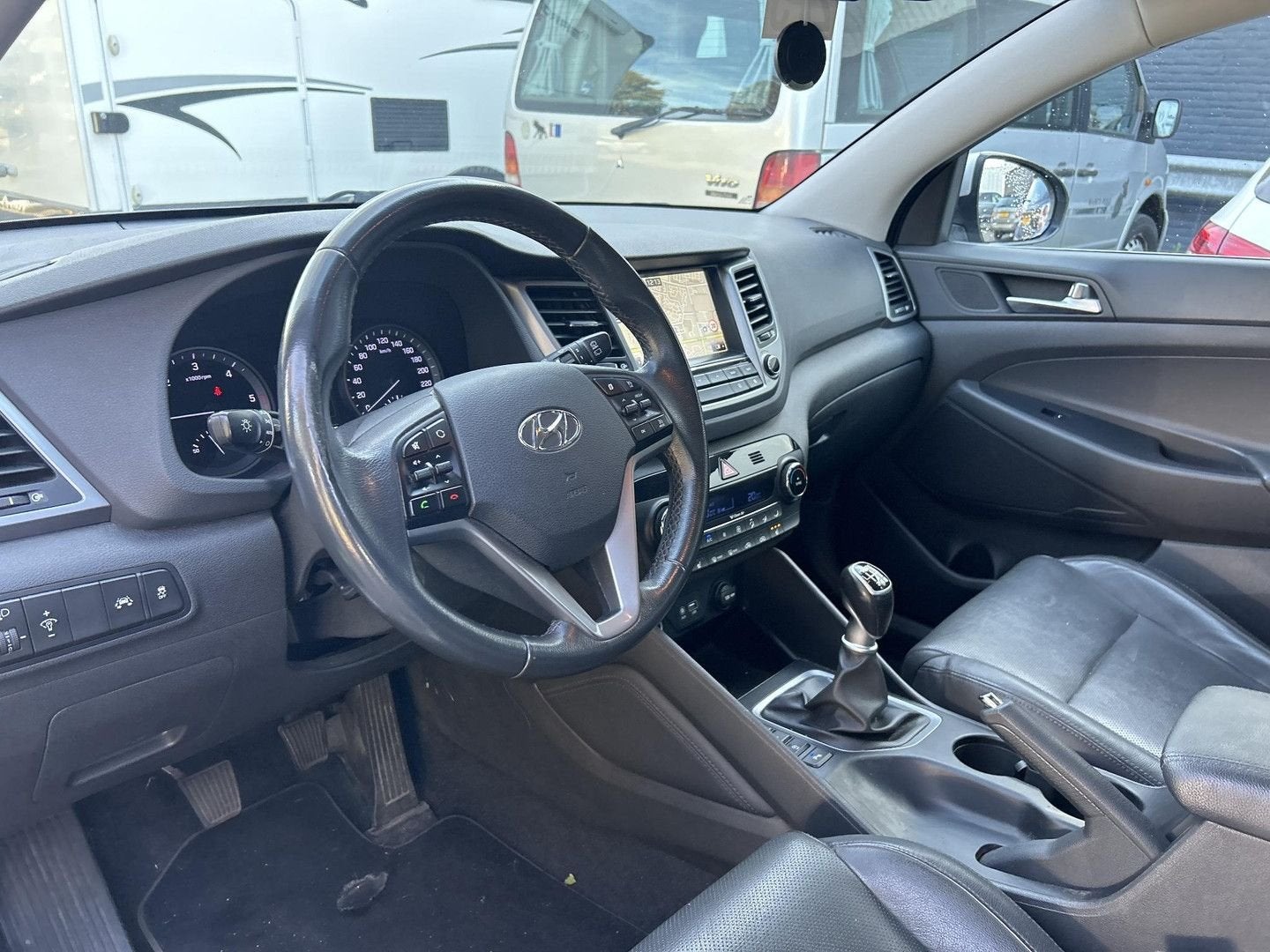 Hyundai Tucson 1.7 CRDi ISG Launch Edition | Camera | Leder, Auto's, Tucson, SUV of Terreinwagen, Zilver of Grijs, Te koop