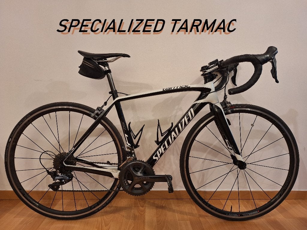 SPECIALIZED TARMAC RACEFIETS 52 FULL CARBON SHIMANO ULTEGRA, Fietsen en Brommers, 28 inch, Carbon, 49 tot 53 cm, Zo goed als nieuw