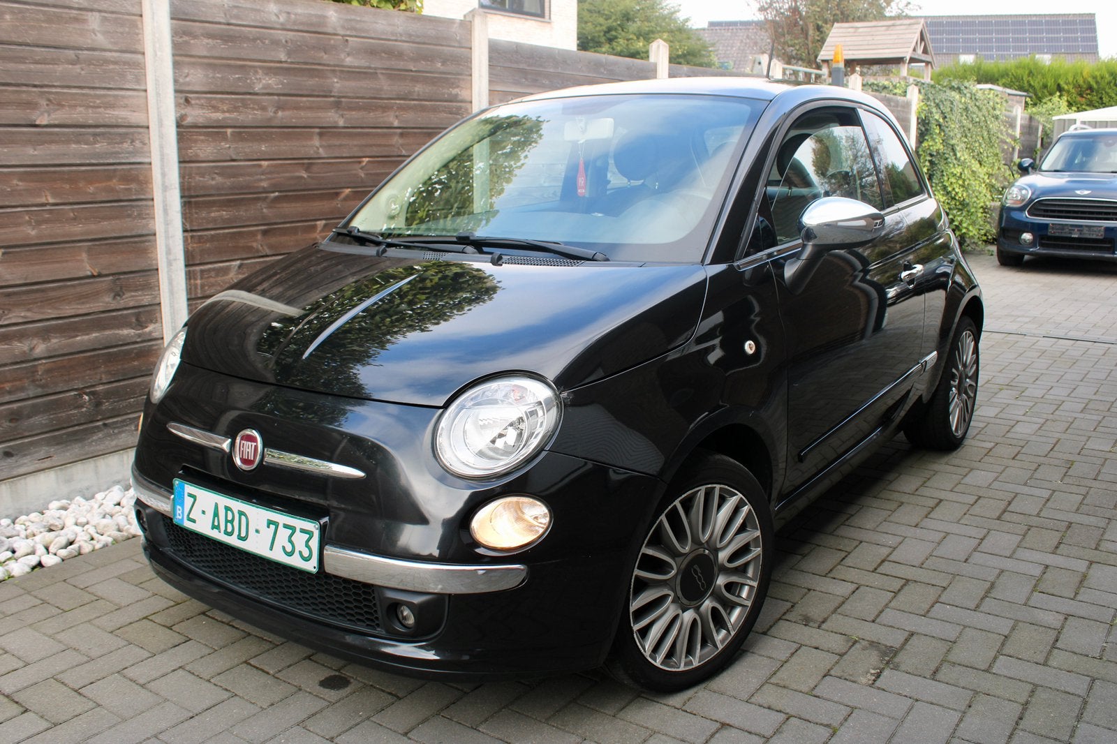 FIAT 500 1.2 BENZINE | AUTOMATIC | HISTORIEK | GARANTIE !!, Auto's, Automaat, Dealer onderhouden, Zwart, Leder