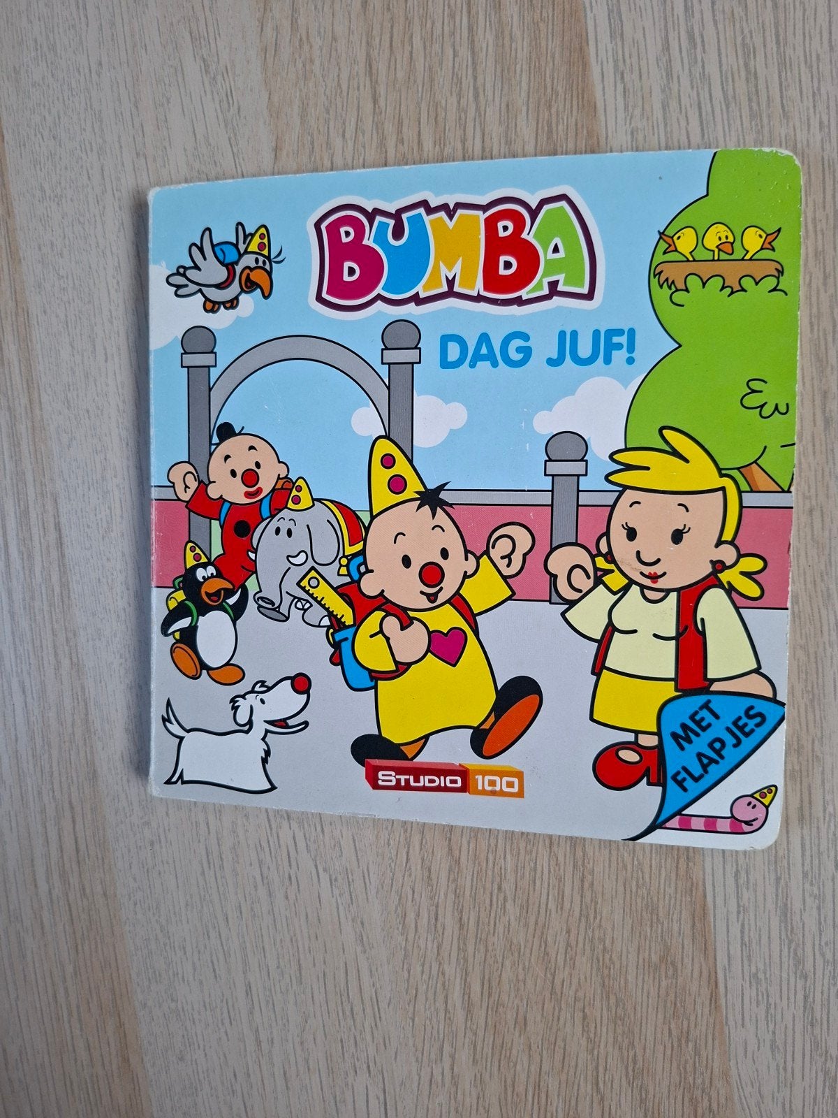 flapjesboek bumba dag juf, Ophalen