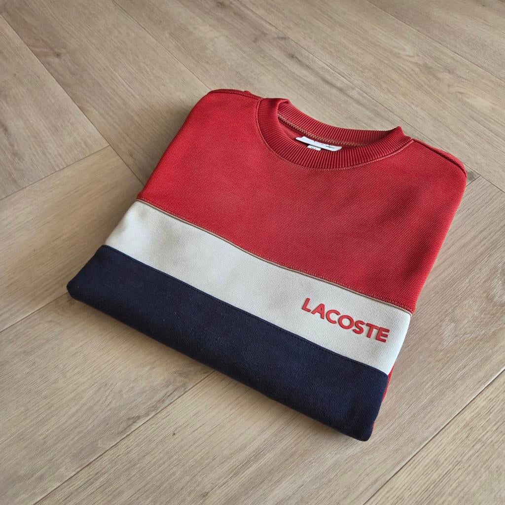 Stijlvolle en sportieve trui Lacoste maat 2 (xs), Kleding | Heren, Verzenden, Lacoste, Zo goed als nieuw, Rood