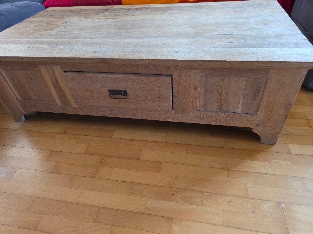 Salon tafel, 150 à 200 cm, Afrikaans hardhout, Enlèvement, Utilisé