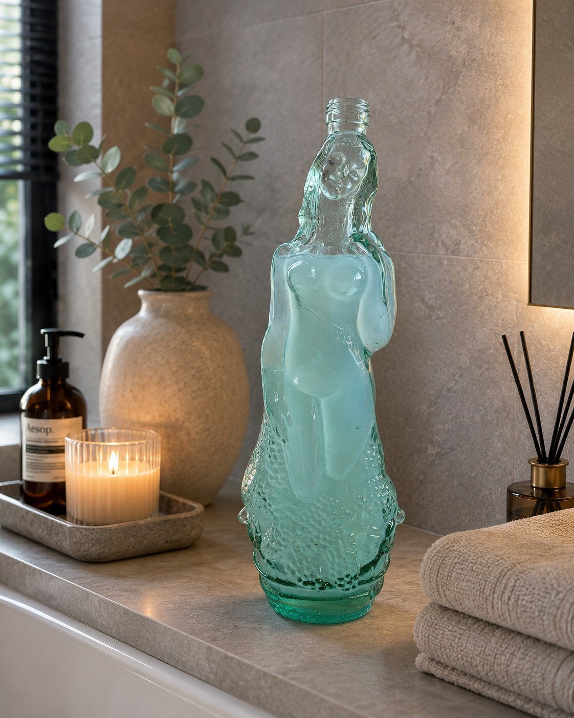 Vintage Destilerías Campeny "Venus de la Vida" likeurfles, Antiek en Kunst, Antiek | Glaswerk en Kristal, Ophalen of Verzenden