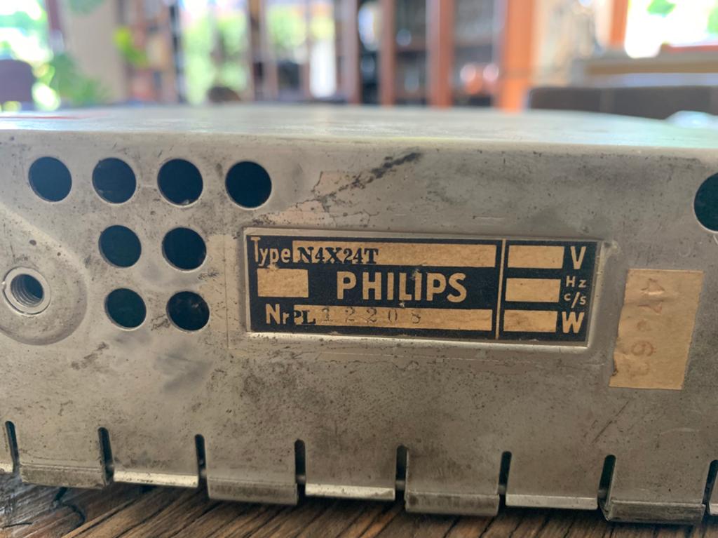 Philips N4X24T “All Transistor” oldtimer autoradio ‘60, Ophalen of Verzenden