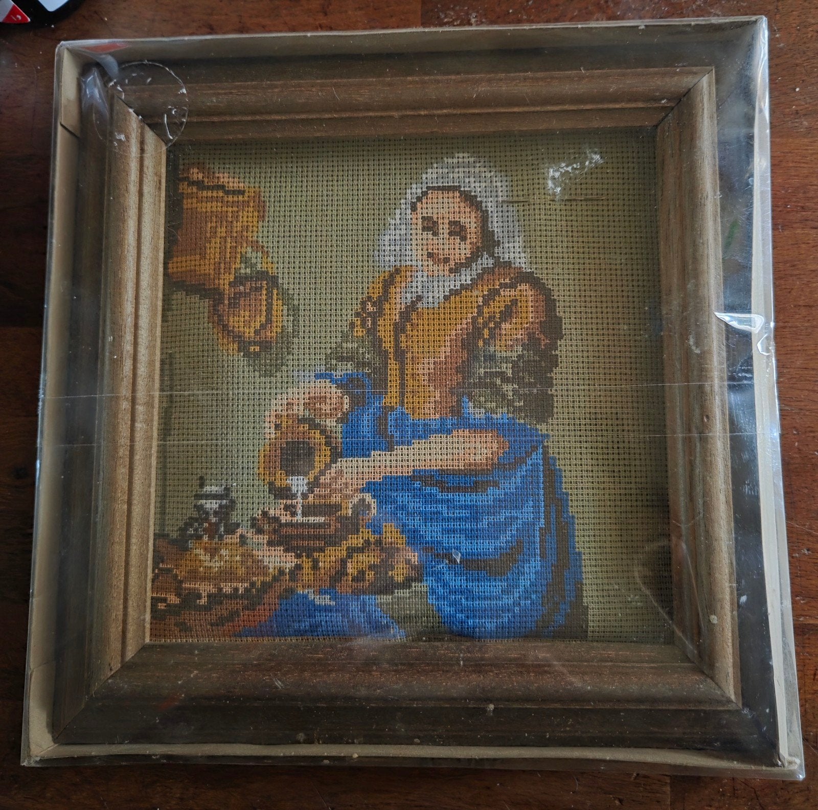 Compleet borduurpakket Gobelin "Balina" met houten lijst, Ophalen of Verzenden, Nieuw, Handborduren, Borduurpakket
