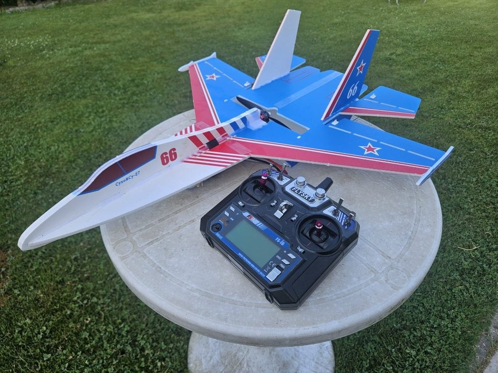 Avion Sukhoi Su-27 RC NEUF complet prêt a voler. RTF., Hobby & Loisirs créatifs, Enlèvement, Neuf, Électro, RTF (Ready to Fly)