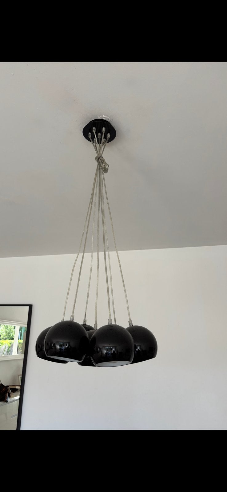2 luminaires en suspension à grappe, Enlèvement, Comme neuf, Suspension, Design
