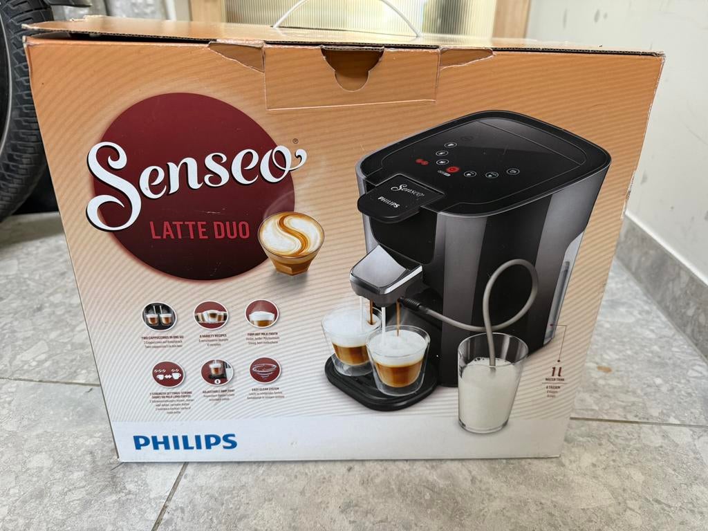 Koffiemachine Senseo Latte Duo Philips, Electroménager, Cafetières, Enlèvement, Neuf, Autres modèles, Dosettes et capsules de café