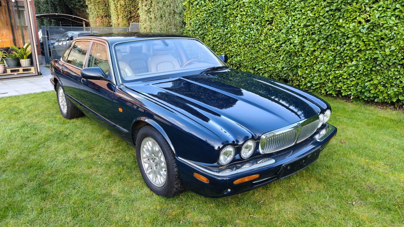 Jaguar xj8 3.2 benzine automaat, Auto's, 4 deurs, Beige, Blauw, Particulier
